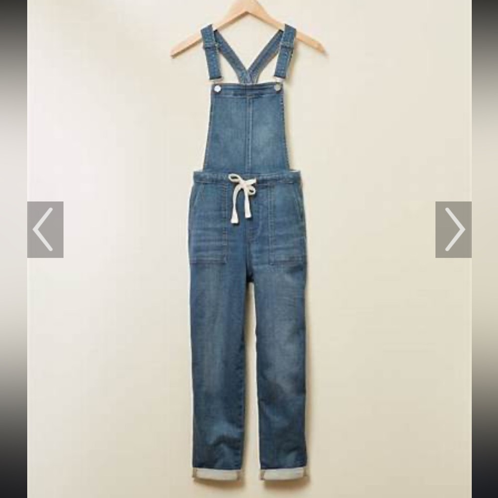 UpWest Dark Blue Denim Overalls for Women - Picture 2 of 10